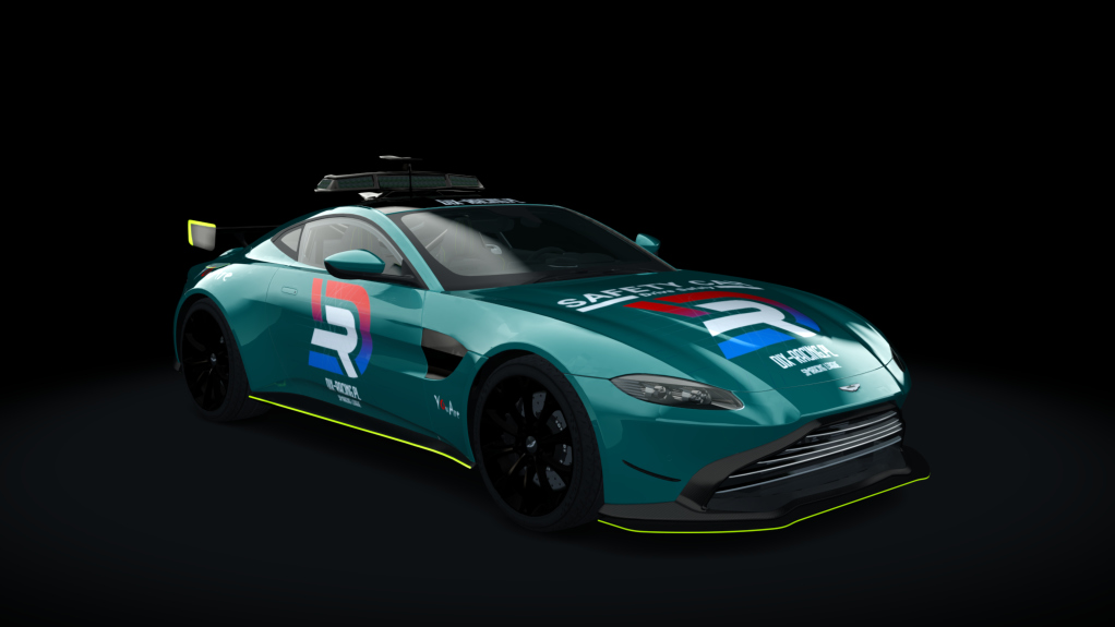 Aston Martin Vantage safety car 2021, skin F1