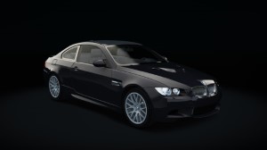 BMW M3 E92, skin Azurite_Black