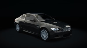 BMW M3 E92, skin Frozen_Black