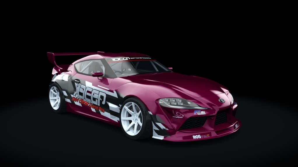 DCGP21 TOYOTA SUPRA, skin maroon