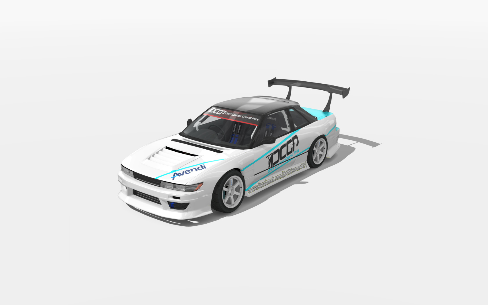 DCGP Nissan S13, skin white