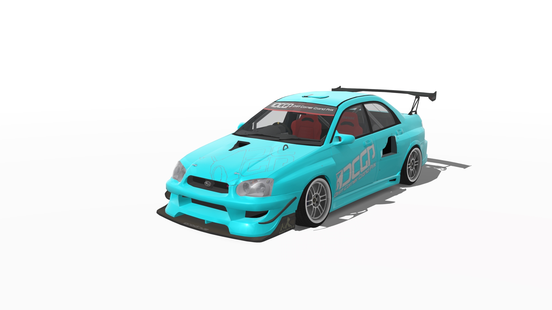 DCGP Subaru STI, skin cyan