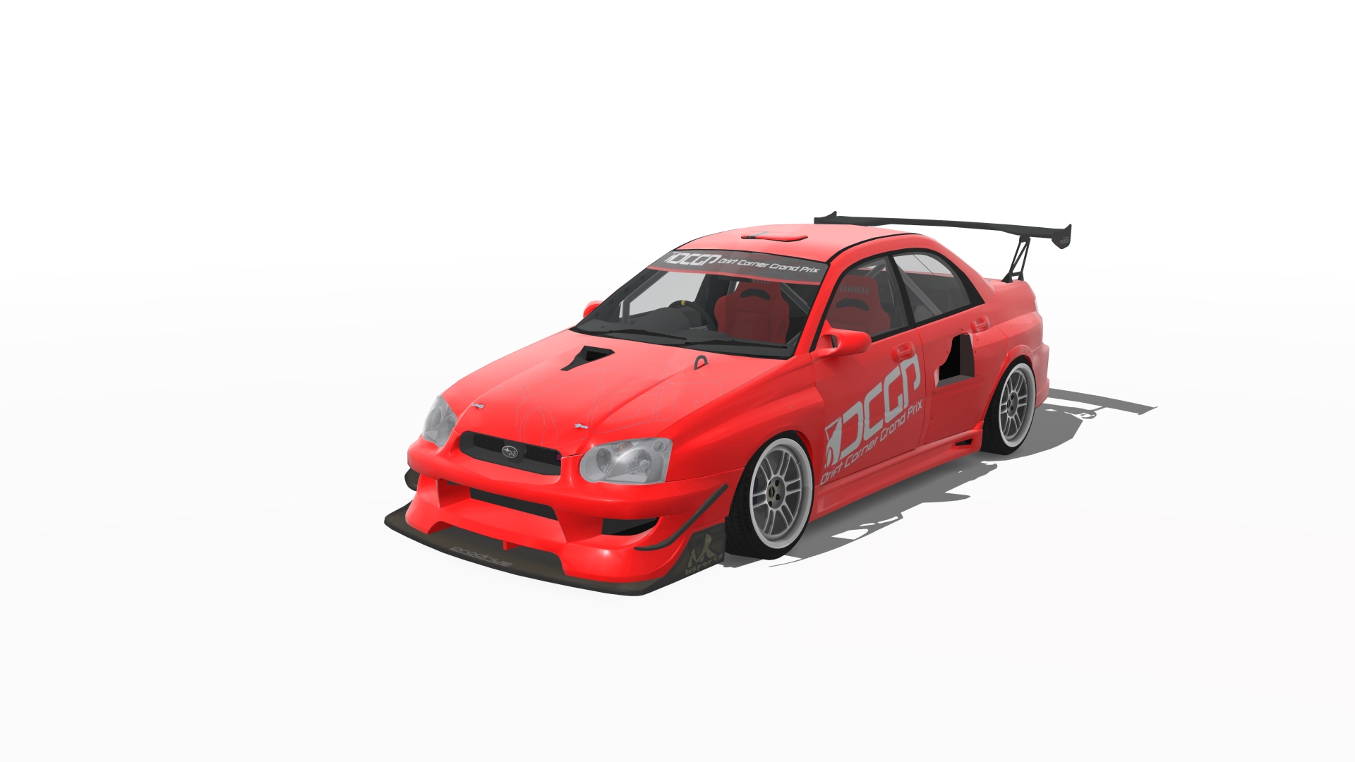 DCGP Subaru STI, skin red