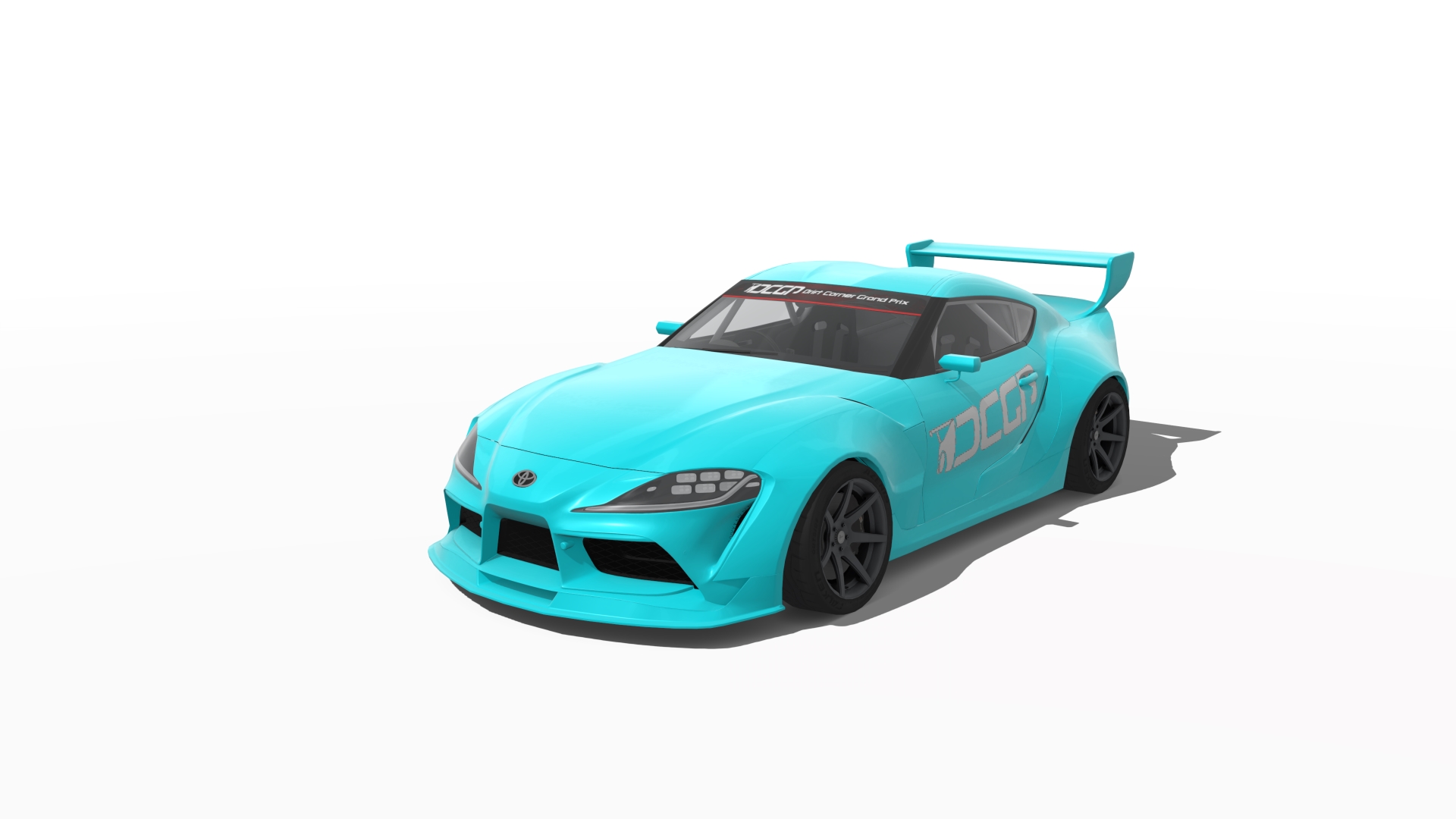 DCGP Toyota Supra, skin cyan