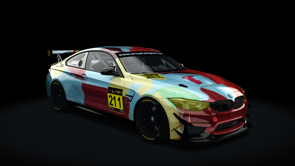 BMW M4 GT4 Endurance, skin VRL24HII_211_W