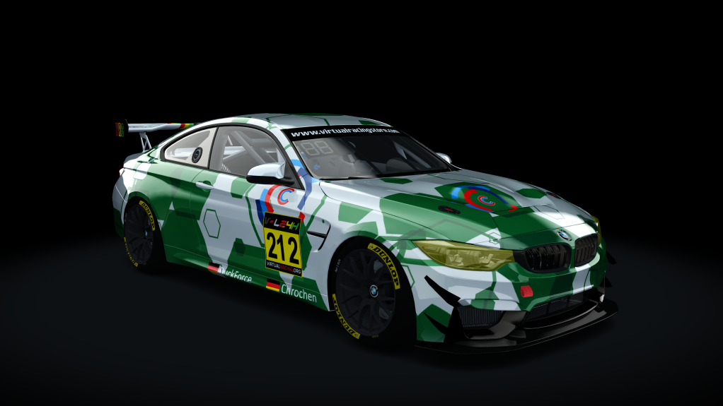 BMW M4 GT4 Endurance, skin VRL24HII_212_C