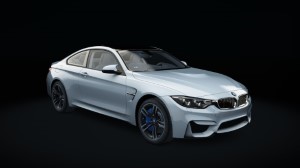BMW M4 Akrapovic, skin alpinweiss_iii_pastel