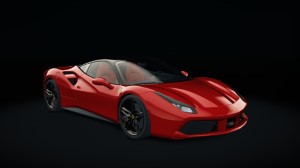 Ferrari 488 GTB, skin rosso_scuderia_b