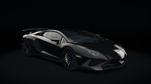 Lamborghini Aventador SV, skin 05_nero_pegaso_metal