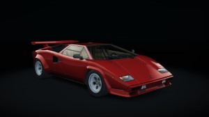 Lamborghini Countach, skin rosso_siviglia