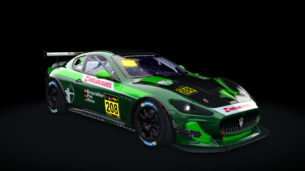 Maserati GranTurismo MC GT4 Endurance, skin VRL24HII_208_G