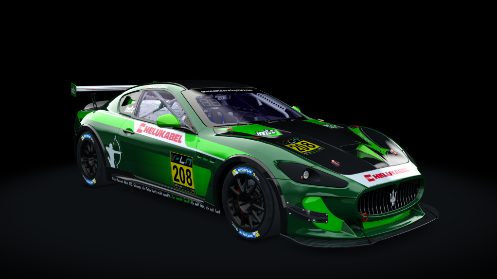 Maserati GranTurismo MC GT4 Endurance, skin VRLNIII_208_JB