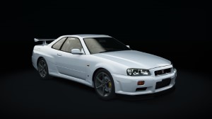 Nissan Skyline GTR R34 V-Spec, skin 05_pearl_white