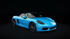 Porsche 718 Boxster S PDK, skin 02_miami_blue