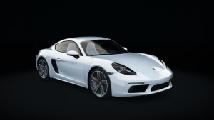 Porsche 718 Cayman S, skin 04_white
