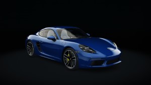 Porsche 718 Cayman S, skin 14_sapphire_blue_metallic