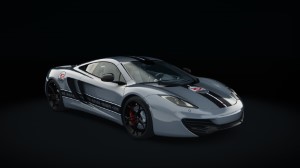 McLaren MP4-12C, skin silver_rsr