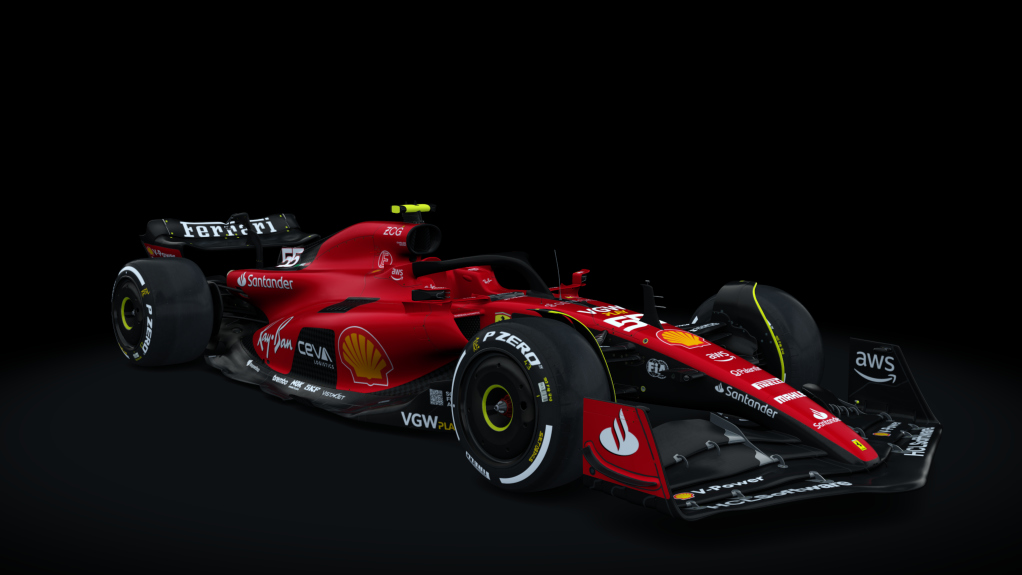 Formula Hybrid 2022 dix, skin SF23_55_Sainz