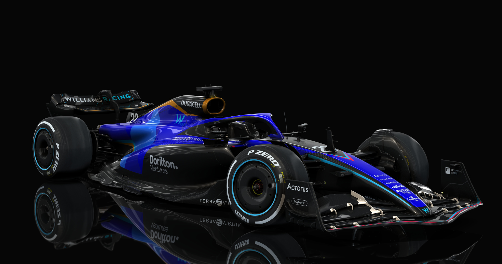 Formula Hybrid 2022 S dix, skin s_Williams_fw44_duracell_23_Albon