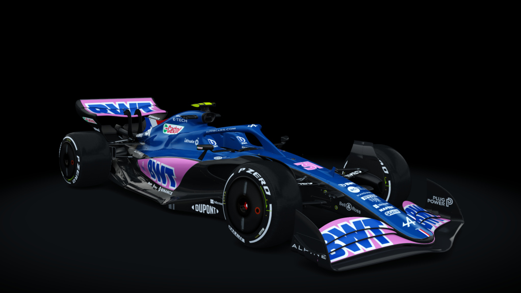Formula Hybrid X 2022 EVO 1, skin A522_31_Ocon