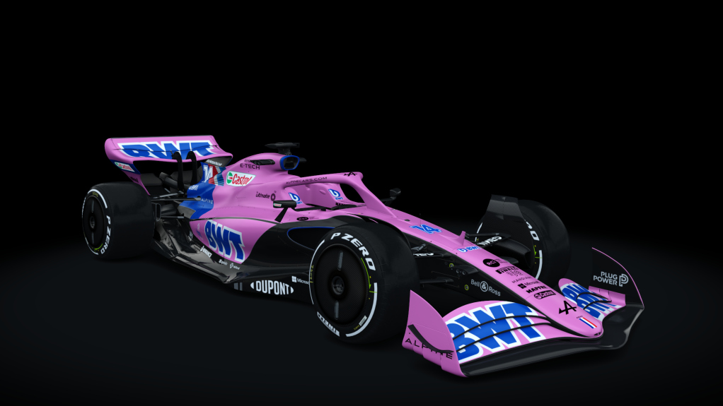 Formula Hybrid X 2022 EVO 1, skin A522_Pink_14_Alonso