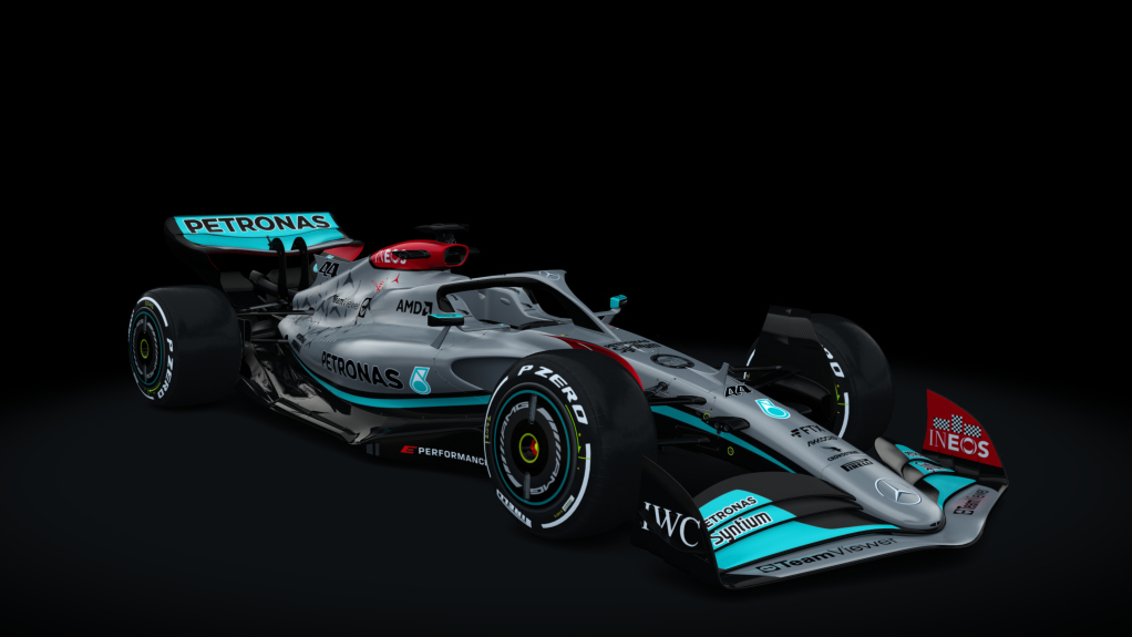 Formula Hybrid X 2022 EVO 1, skin W13_44_Hamilton