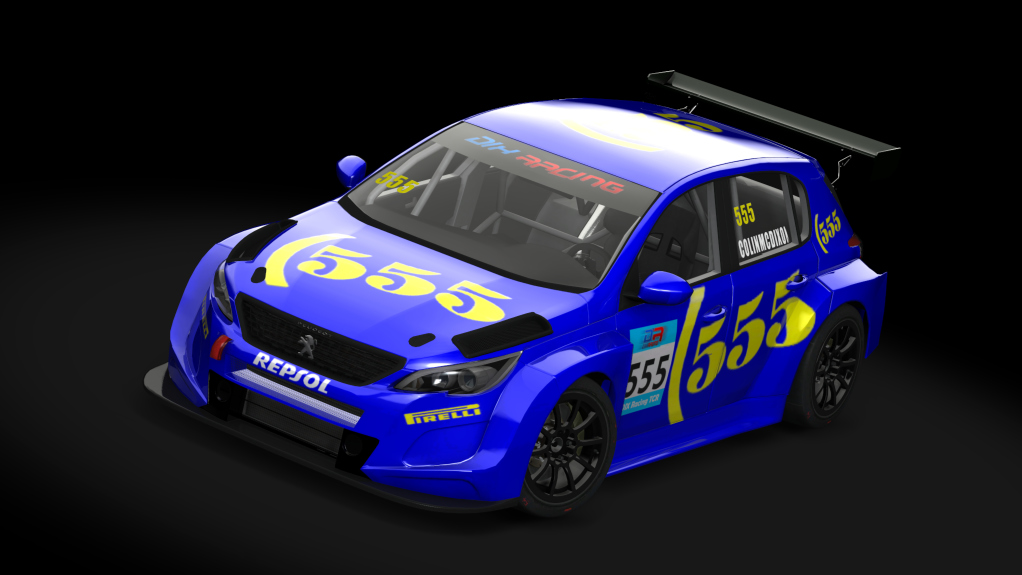 Peugeot 308 TCR, skin 555_colin_peugeot
