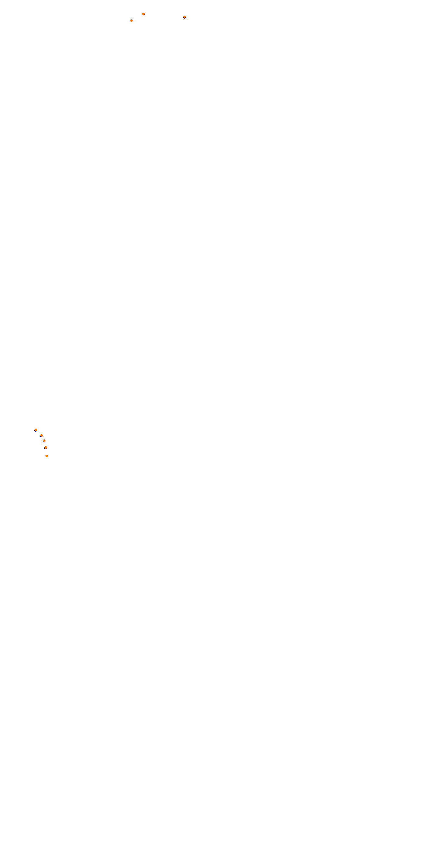 Circuit de la Sarthe (Le Mans) Night - Dix Racing collisions