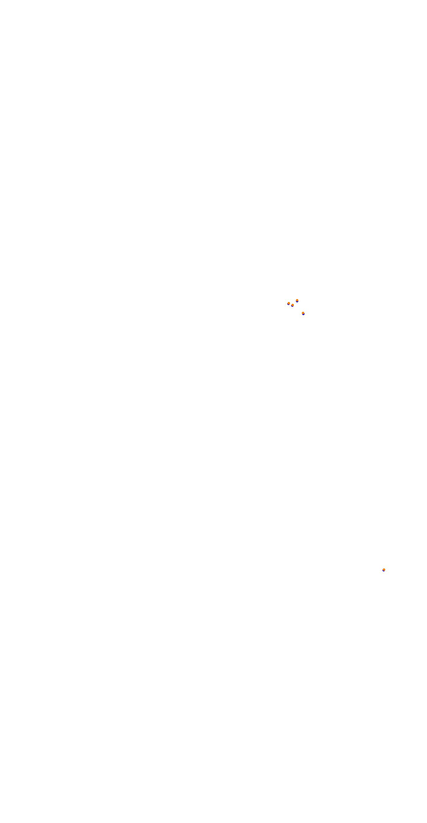 Circuit de la Sarthe (Le Mans) Night - Dix Racing collisions