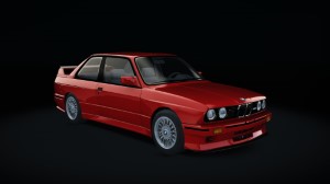 BMW M3 E30, skin Brilliant_red