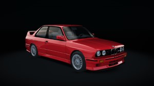 BMW M3 E30, skin Cinnabar_red