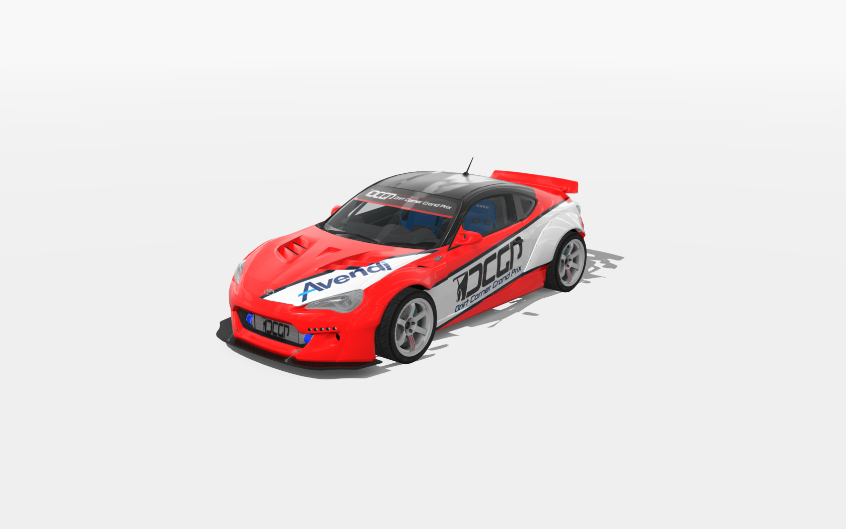 DCGP Toyota GT86, skin red