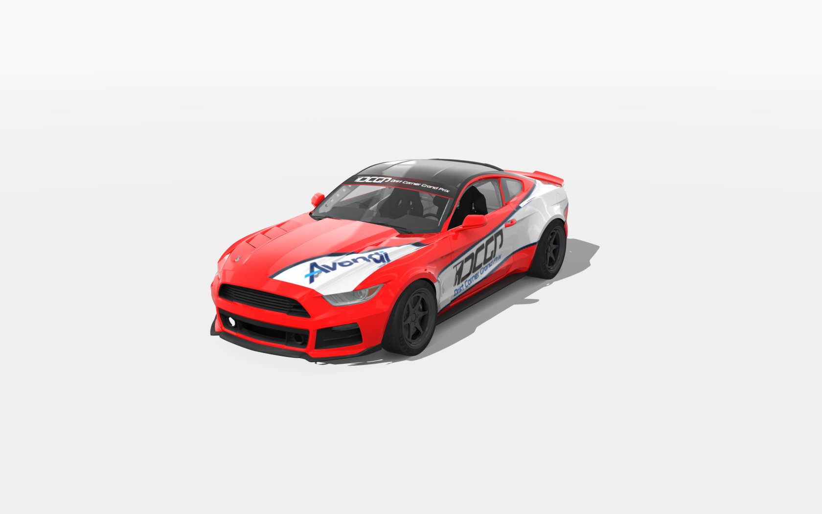 DCGP Ford Mustang, skin red
