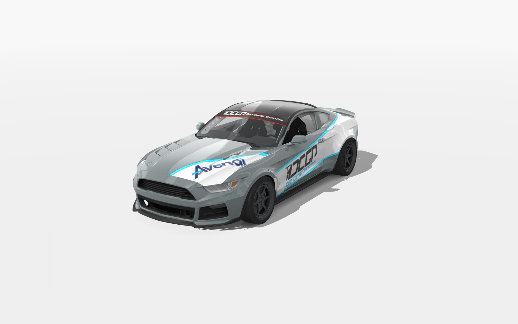 DCGP Ford Mustang, skin silver