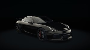 Porsche Cayman GT4, skin 07_jet_black_metallic