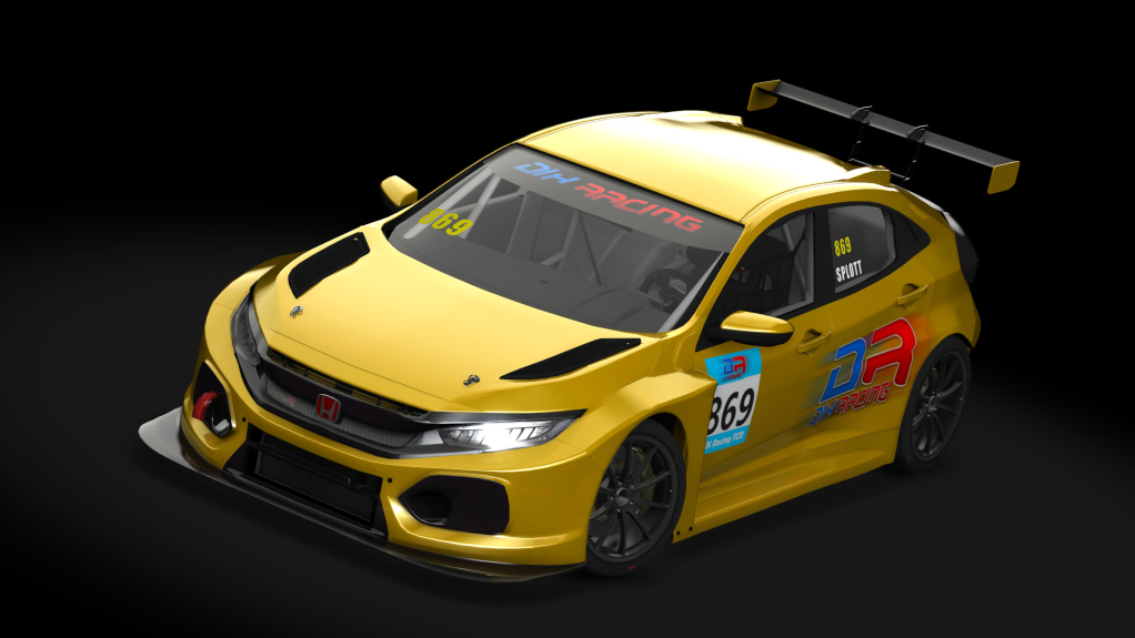 Honda Civic Type R TCR Fk7, skin 869_splott_honda