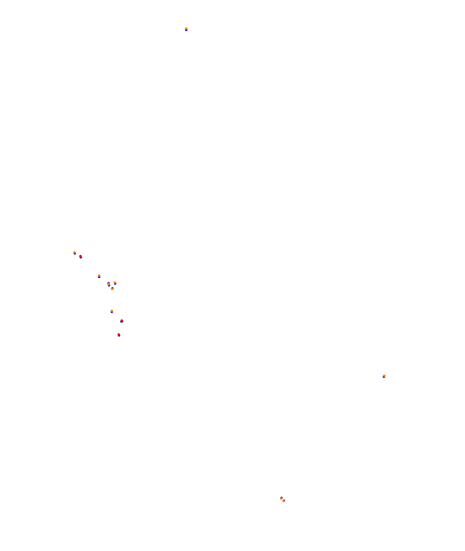 Albert Park Circuit - Dix Racing collisions